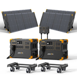 PECRON E3800LFP Portable Power Station 4200W 3840Wh + FREE 30A AC Cable & Free Cart (Until Supplies Last)