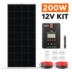 RICH SOLAR 200 Watt Solar Kit Solar Kits RICH SOLAR
