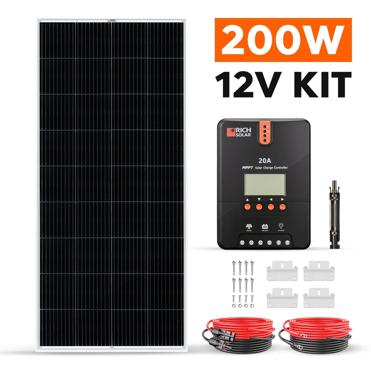RICH SOLAR 200 Watt Solar Kit Solar Kits RICH SOLAR