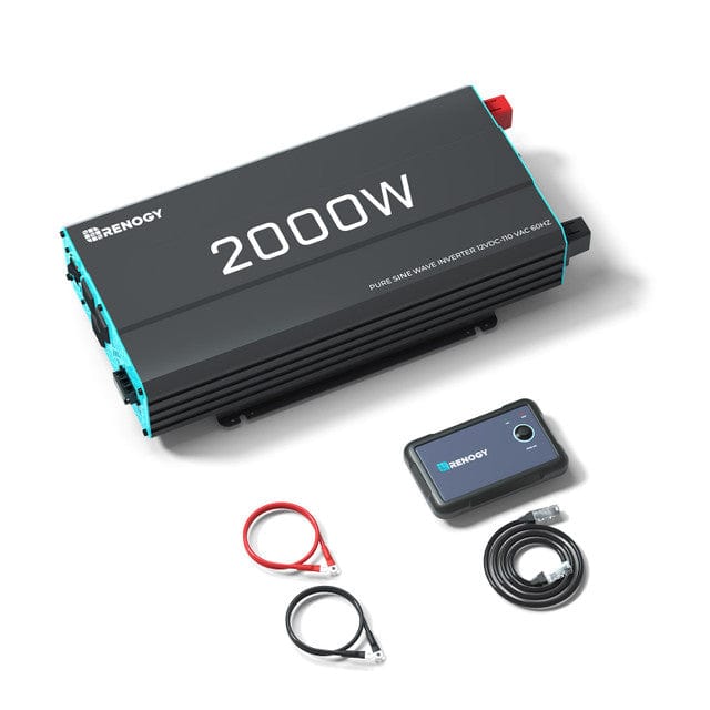 Renogy 2000W 12V Pure Sine Wave Inverter Inverters Renogy Inverter Only
