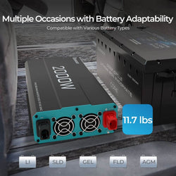 Renogy 2000W 12V Pure Sine Wave Inverter Inverters Renogy