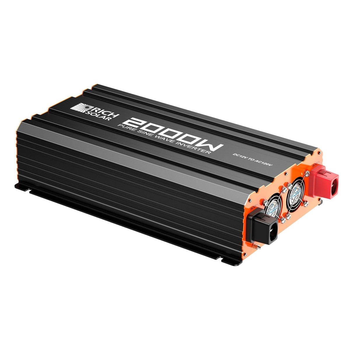 RICH SOLAR NOVA PURE 2K | 2000 Watt (2kW) 12 Volt Industrial Pure Sine Wave Inverter | Powerful 2000W 12V Off-Grid Inverter for RVs, Trailers, Campers, Vans, Trucks, Overlanders, Boats | Top Rated Off-Grid Inverters RICH SOLAR