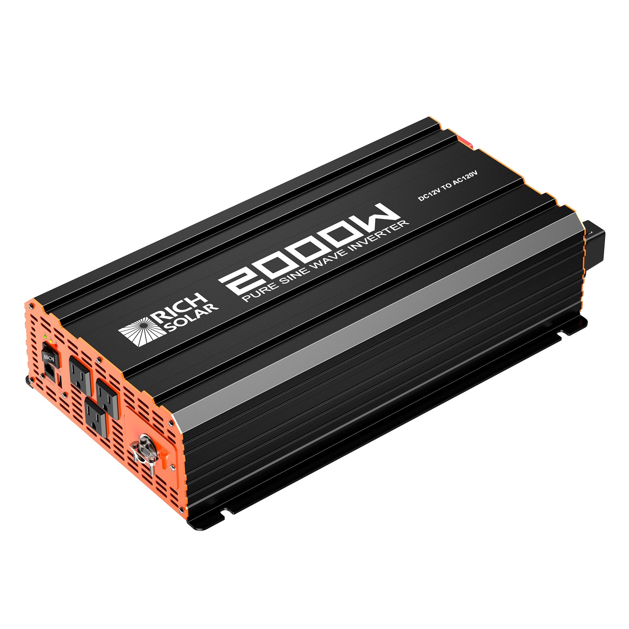 RICH SOLAR NOVA PURE 2K - 2000W 12V Industrial Pure Sine Wave Off-Grid Inverter, Top Rated Off-Grid Inverters Rich Solar