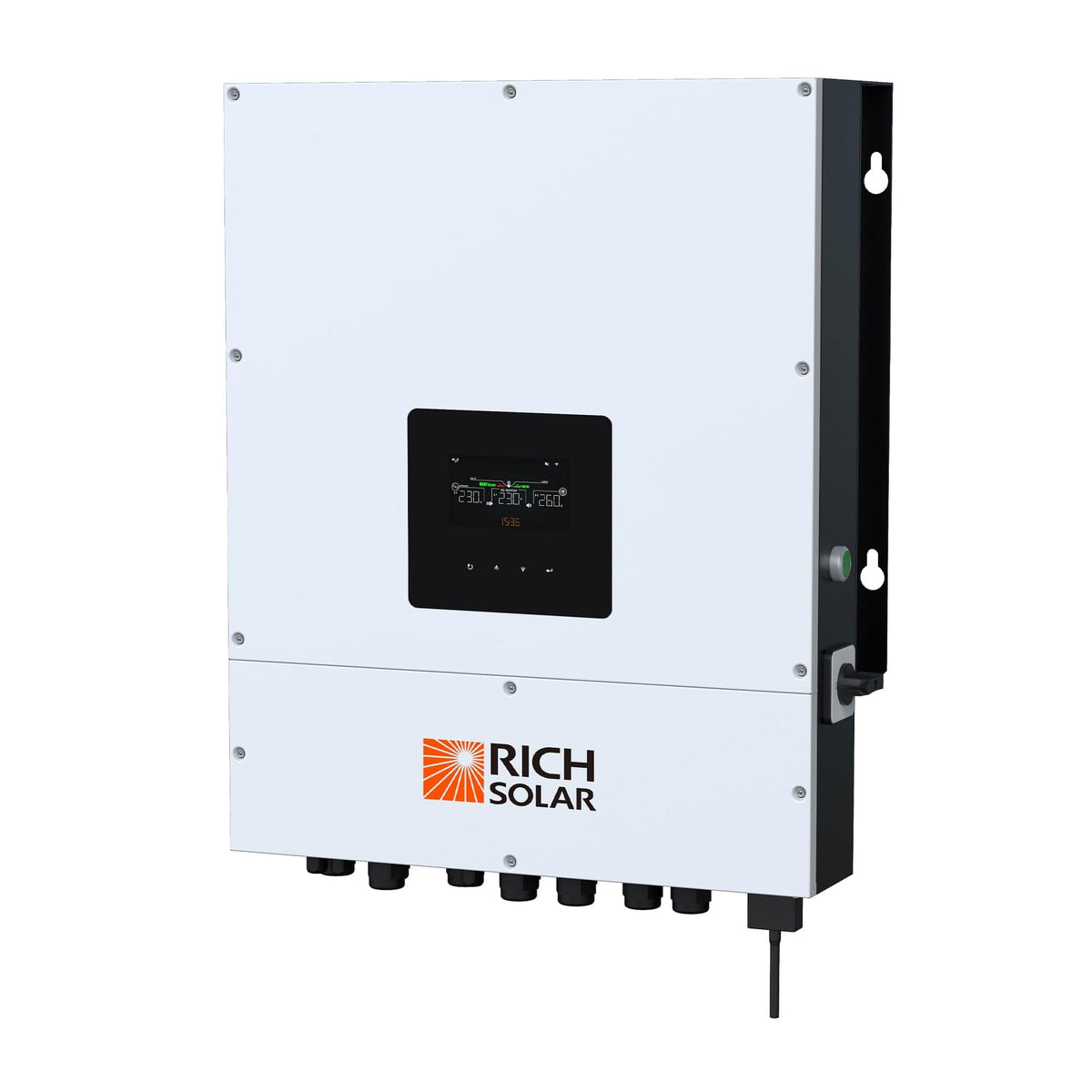 RICH SOLAR NOVA 8K | 8000 Watt (8kW) 48V Split Phase Hybrid Inverter | 8000W PV Input, 6000W Continuous Output 120/240V | Premium 8000W 48V Hybrid Inverter for Cabins, ADUs, Tiny Homes, Residential, Agriculture, Off-Grid, On-Grid | UL Certified Hybrid Inverters RICH SOLAR