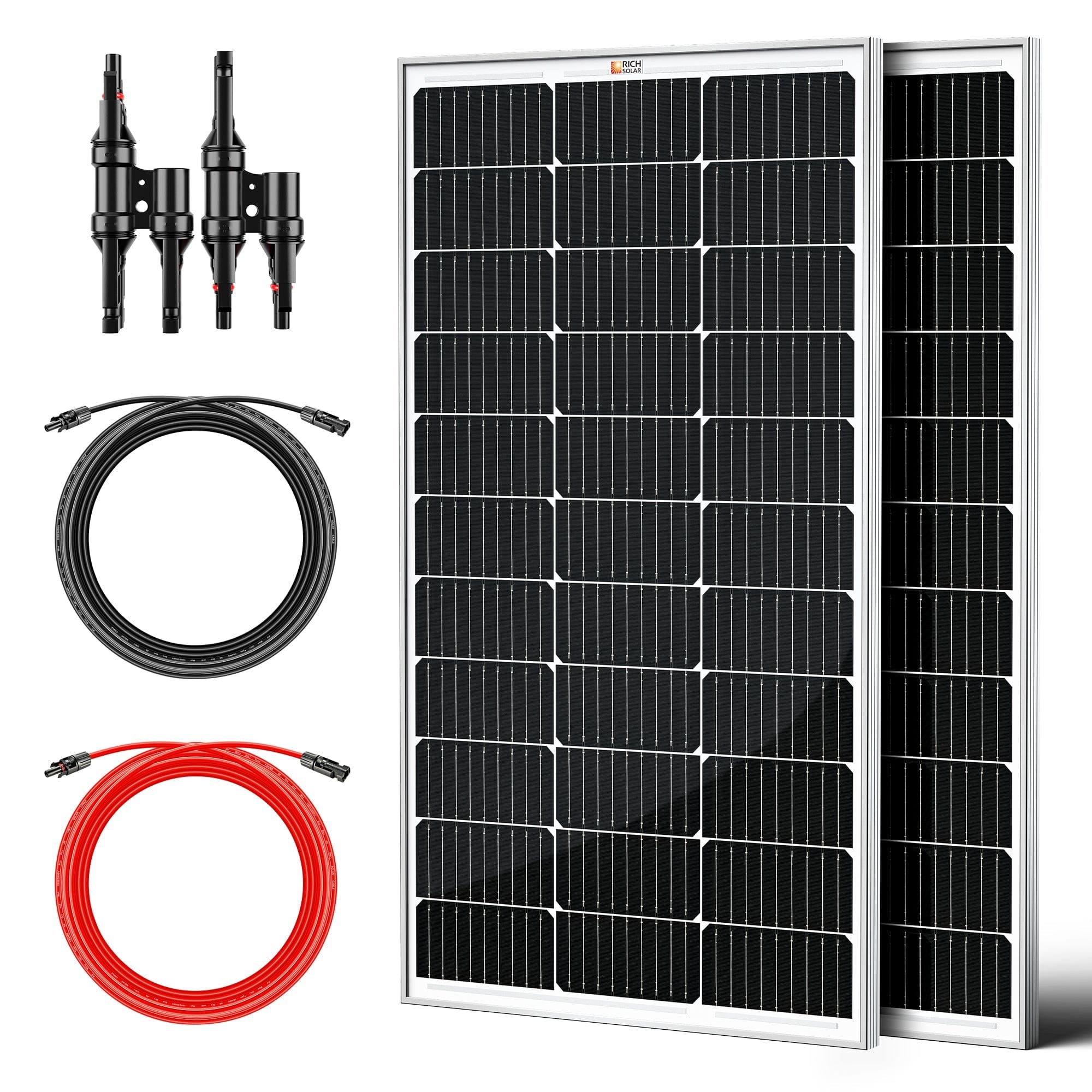 RICH SOLAR | 200 Watt Solar Kit for Solar Generators | Portable Power Stations Solar Kits RICH SOLAR