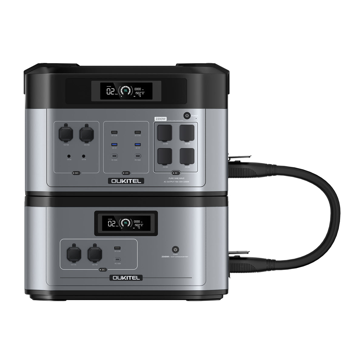OUKITEL BP2000 Portable Power Station 2200W/2048Wh