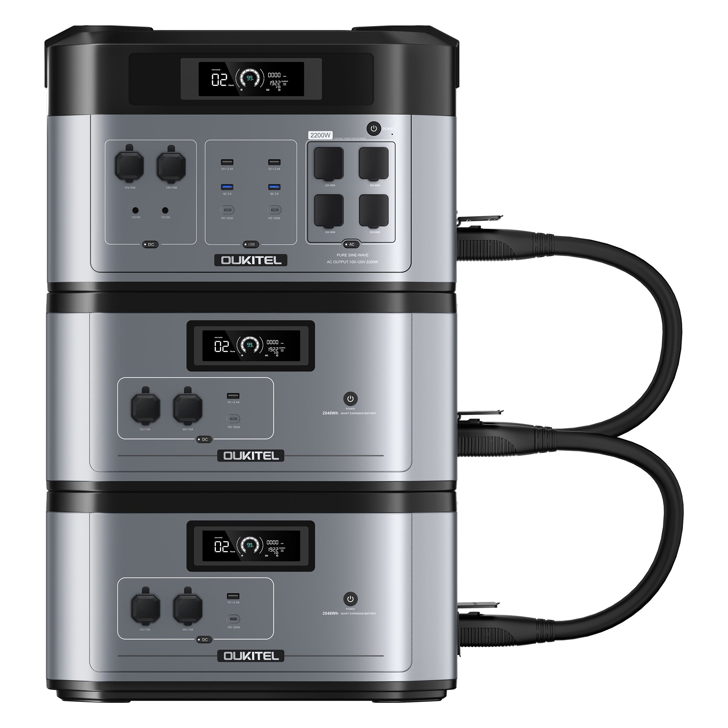 OUKITEL B2000 Expansion Battery | 2048Wh