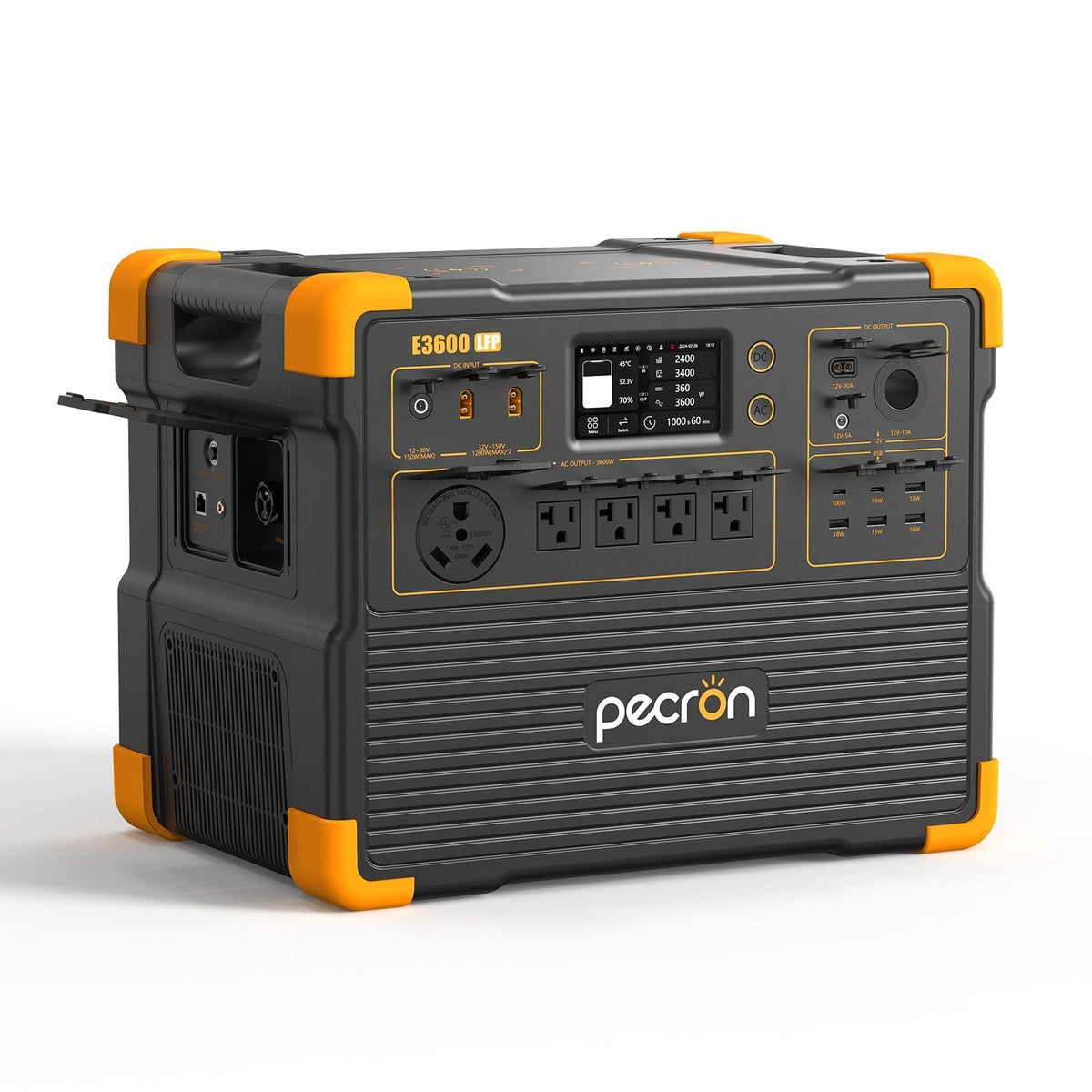 PECRON E3600LFP Portable Power Station 3600W 3072Wh (Pre-Order | Ships: End of June) Solar Generators PECRON