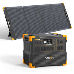 PECRON E3600LFP Portable Power Station 3600W 3072Wh (Pre-Order | Ships: End of June) Solar Generators PECRON E3600LFP+300W Solar Panel Without Trolley