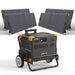 PECRON E3600LFP Solar Generator Kit 3600W 3072Wh Solar Generator & Portable Power Station PECRON E3600LFP+4*PV300 With Trolley