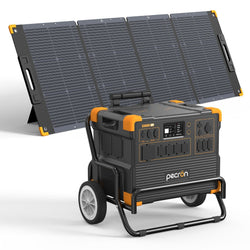 PECRON E3600LFP Portable Power Station 3600W 3072Wh (Pre-Order | Ships: End of June) Solar Generators PECRON E3600LFP+300W Solar Panel With Trolley