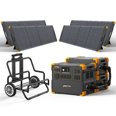 PECRON E3600LFP Solar Generator Kit 3600W 3072Wh (Pre-Order: ETA January)