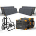 PECRON E3600LFP Solar Generator Kit 3600W 3072Wh Solar Generator & Portable Power Station PECRON E3600LFP+2*EP3000-48V(Pre)+4*PV300 With Trolley