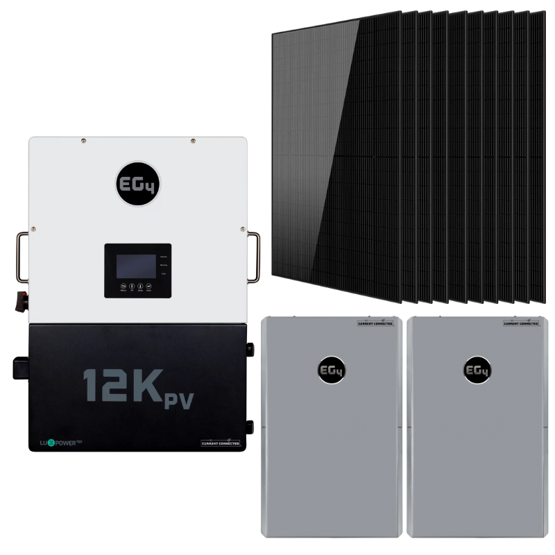 EG4 12kPV Modular Hybrid Power Kit – Flexible Battery & Solar Configurations