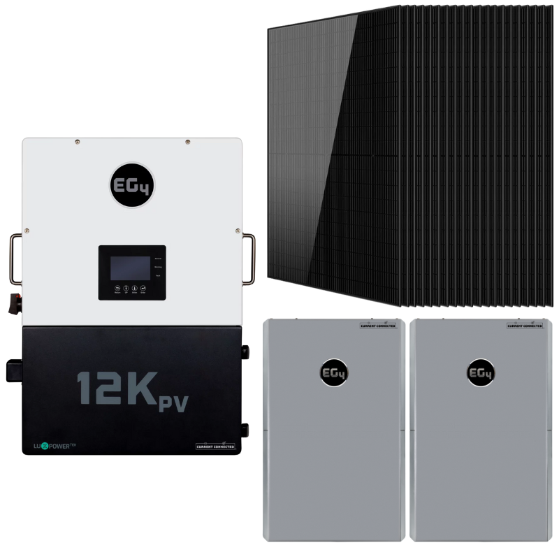 EG4 12kPV Modular Hybrid Power Kit – Flexible Battery & Solar Configurations