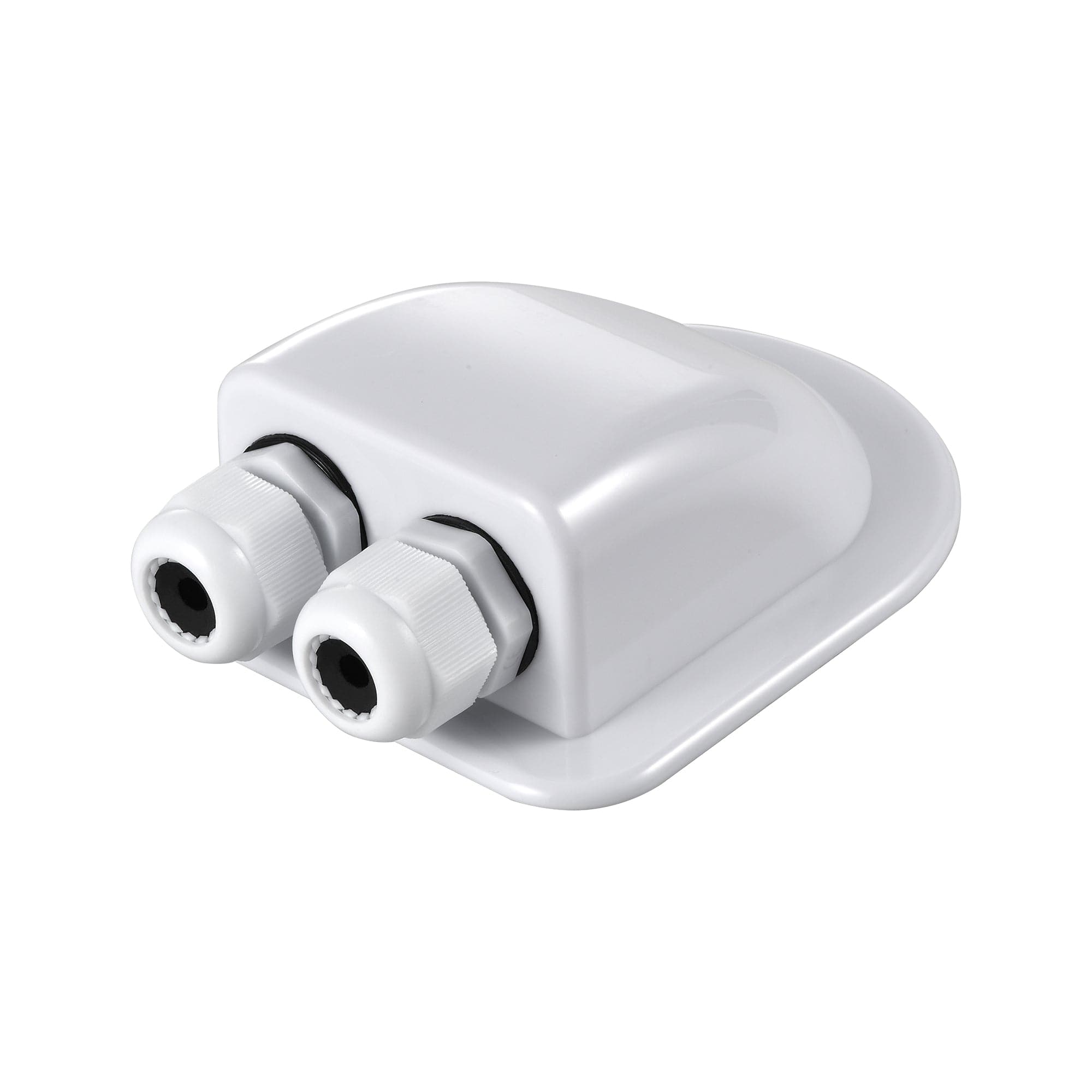 RICH SOLAR Cable Entry Housing | Cable Entry Solutions for Solar Panel Roof Installs | Easy to Install Mounts RICH SOLAR White