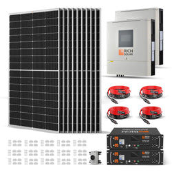 RICH SOLAR 2500W 48VDC-240VAC Solar Kit Solar Kits RICH SOLAR