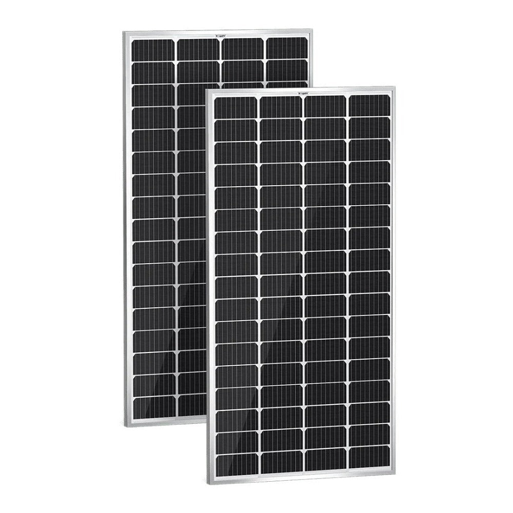 2 Packs Of BougeRV 200W 12V 9BB Mono Solar Panel