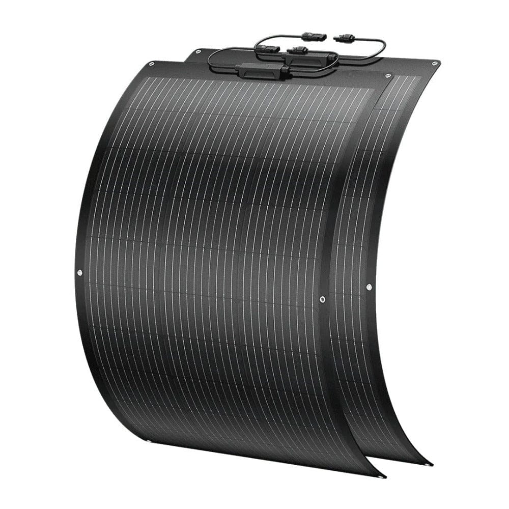 BougeRV Arch 100 Watt Fiberglass Curved Solar Panel Flexible Solar Panels BougeRV 2 x Arch 100 Watt Fiberglass Curved Solar Panel