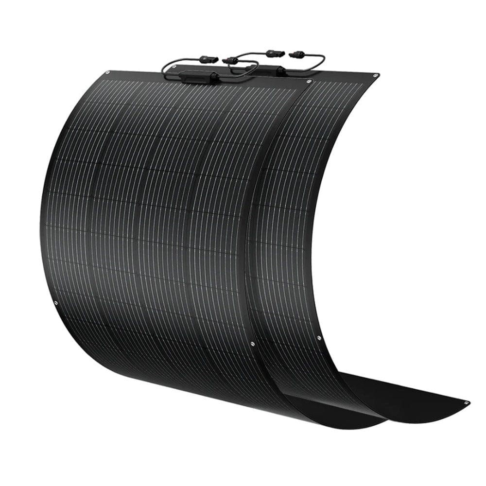 BougeRV Arch 200 Watt Fiberglass Curved Solar Panel Flexible Solar Panels BougeRV 2 x Arch 200 Watt Fiberglass Curved Solar Panel