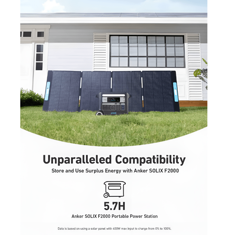 Anker SOLIX PS400 Portable Solar Panel (400W) Portable Solar Panels Anker