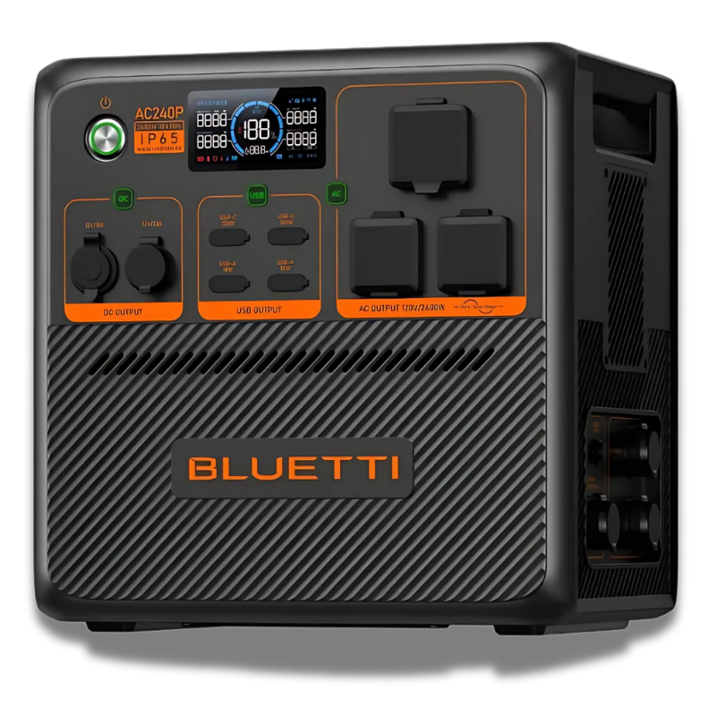 BLUETTI AC240P Portable Power Station | 2,400W 1,843Wh Solar Generators Bluetti