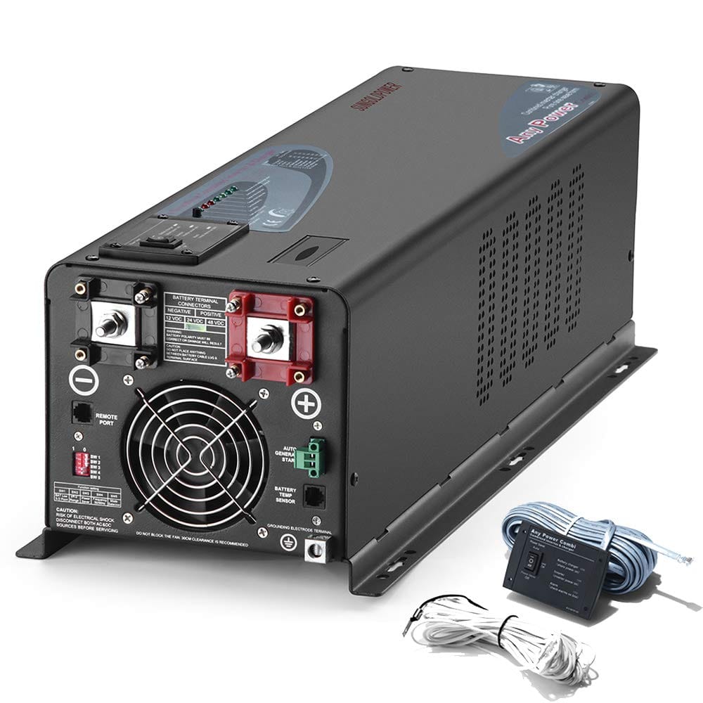 Sungold Power 4000W DC 12V Split Phase Pure Sine Wave Inverter With Charger Off-Grid Inverters SunGoldPower