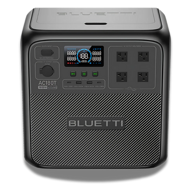 BLUETTI AC180T Portable Power Station | 1,800W, 1433Wh Solar Generators Bluetti