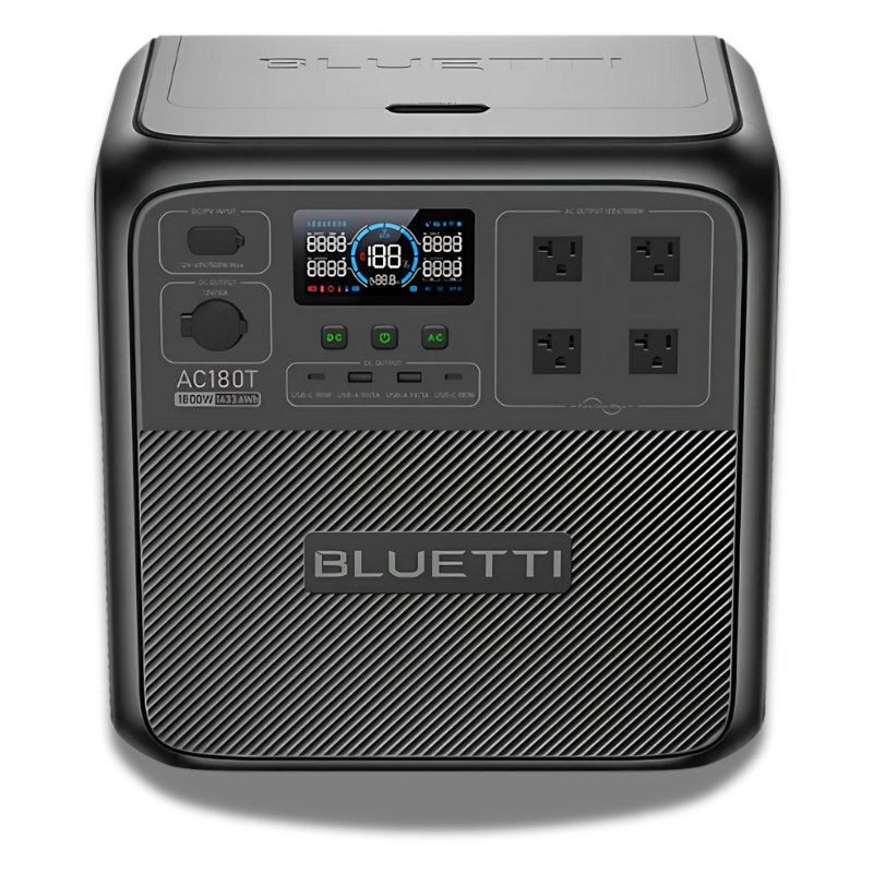 BLUETTI AC180T Portable Power Station | 1,800W, 1433Wh Solar Generators Bluetti