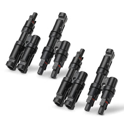 BougeRV Solar Branch Connectors Y Connector in Pair MMF+FFM Parallel Connection Accessories BougeRV 2 Pairs