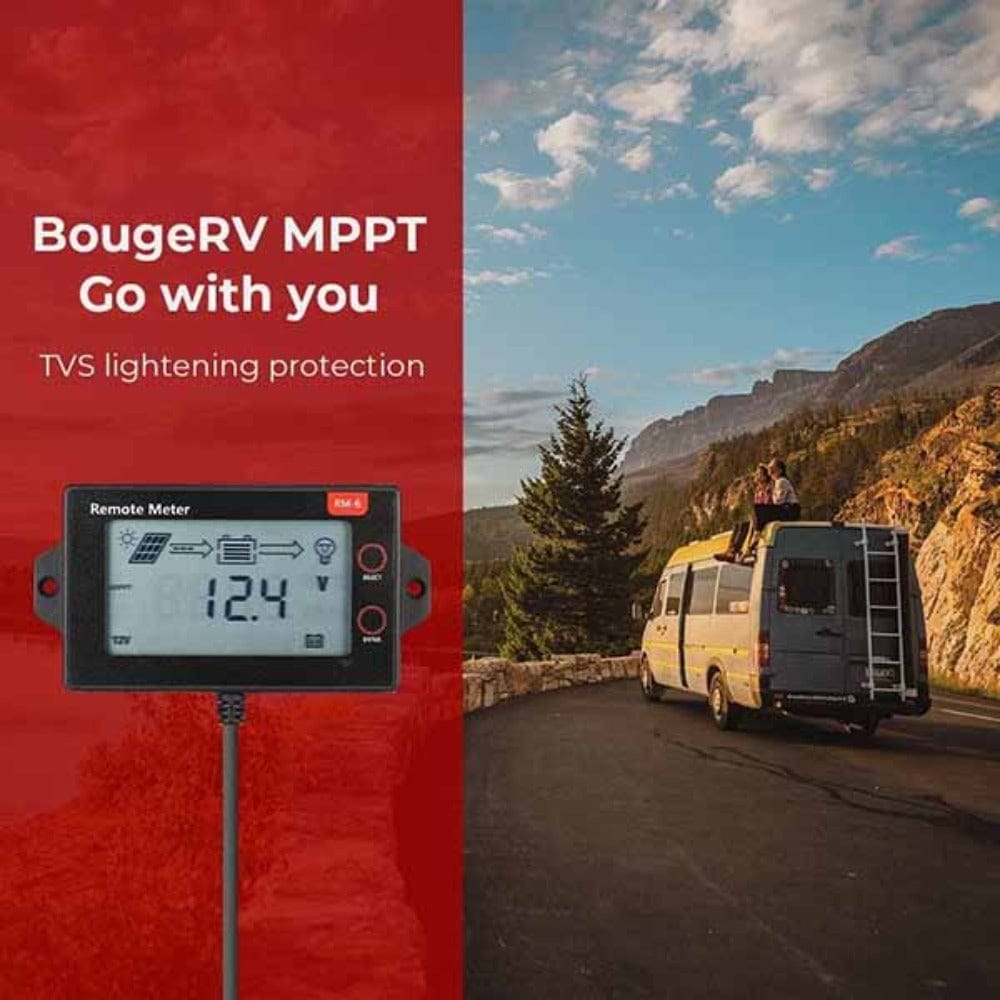 BougeRV MPPT Solar Charge Controller 40 Amp 12V/24V Controllers BougeRV