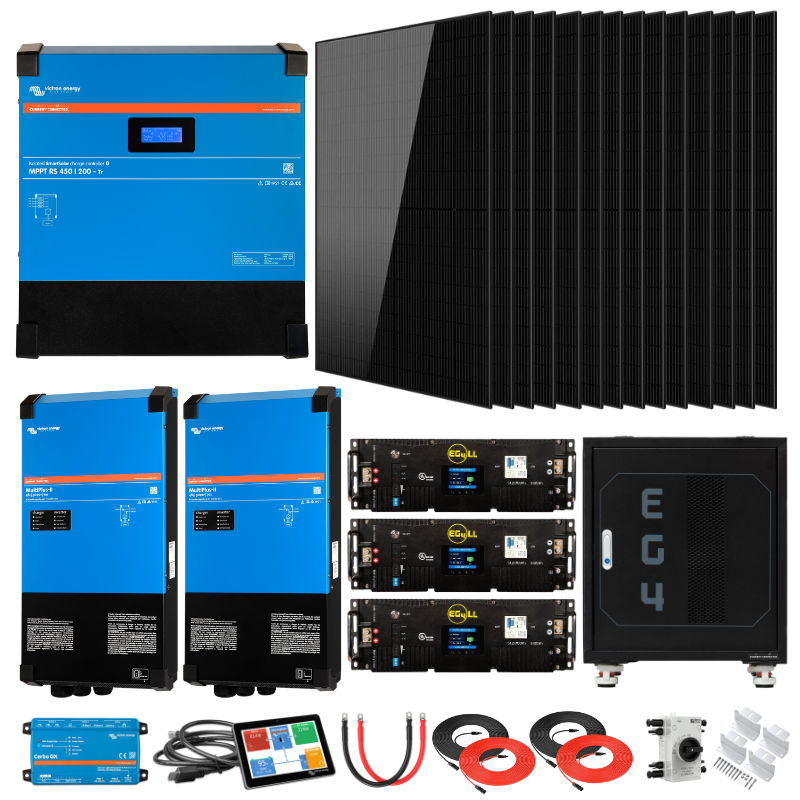 Dual Victron MultiPlus-II 5kVA Off-Grid Solar Power Kit – High-Capacity Energy Storage & Management Bundle