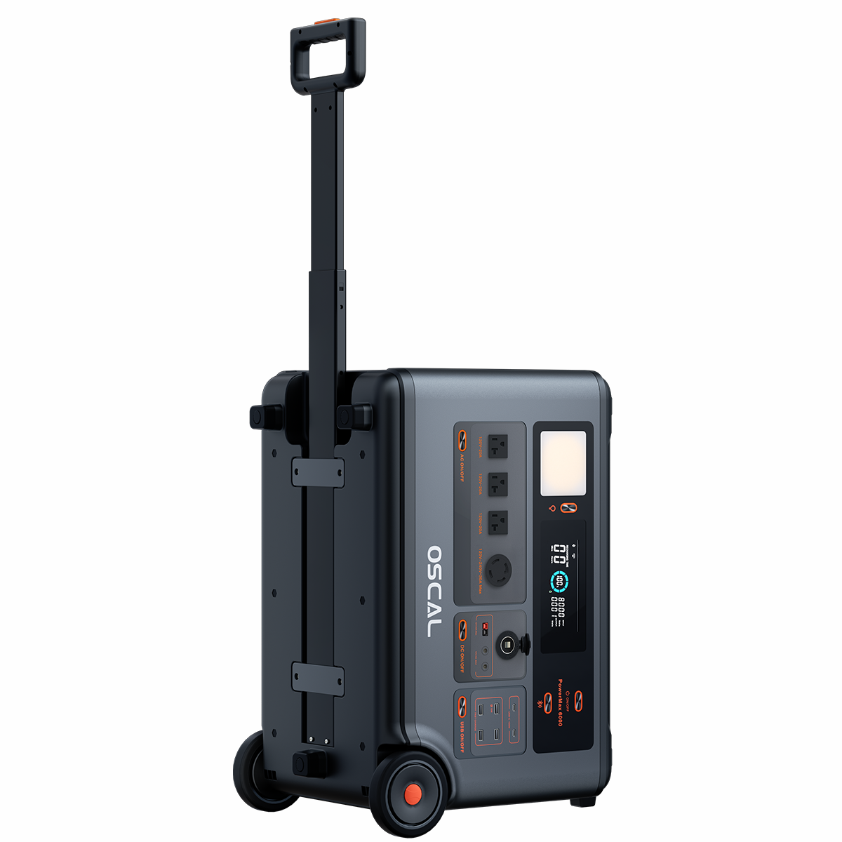 Oscal PowerMax 6000 | 6000W Portable Power Station with 120/240V Dual Voltage Solar Generators Oscal
