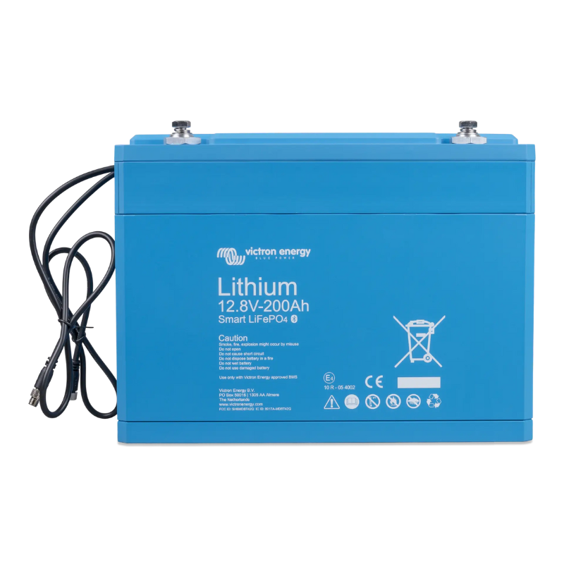 Victron Lithium-Iron-Phosphate (LiFePO4 or LFP) Smart Battery, 12.8V/200Ah