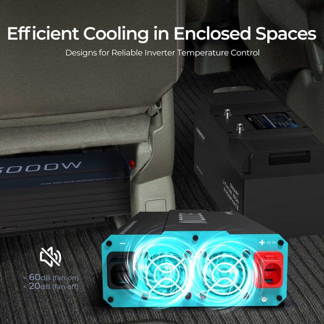 Renogy 3000W 12V Pure Sine Wave Inverter Inverters Renogy