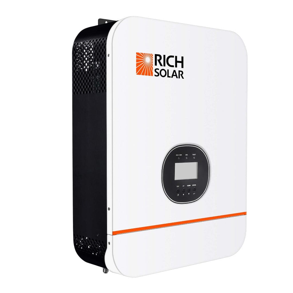RICH SOLAR NOVA 3K | 3000 Watt (3kW) 48 Volt Off-Grid Hybrid Solar Inverter | Premium 3000W 48V Hybrid Inverter for RVs, Cabins, Tiny Homes, Off-Grid | Top Rated Hybrid Inverters RICH SOLAR