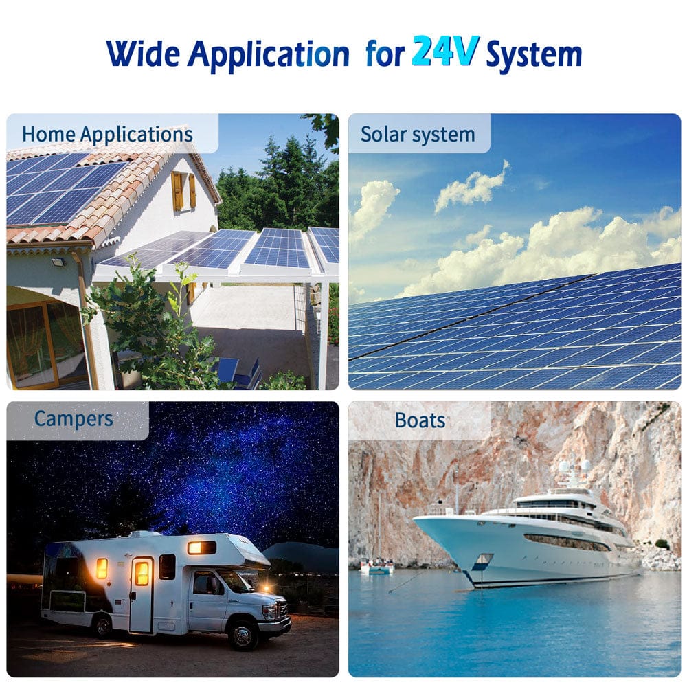 Sungold Power 3000W DC 24V Pure Sine Wave Inverter With Charger Off-Grid Inverters SunGoldPower