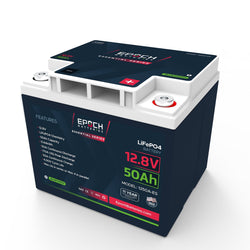 Epoch 12V 50Ah LiFePO4 Battery with Bluetooth - Epoch Essentials Batteries Epoch Batteries