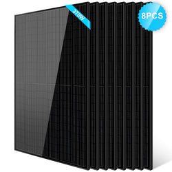 SunGold Power 370W Mono Black PERC Solar Panel Rigid Solar Panels SunGoldPower