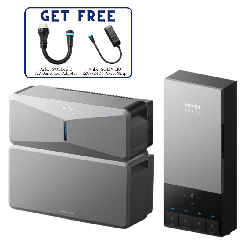 Anker SOLIX E10 | Expandable Whole-Home Backup System | Automatic Kit