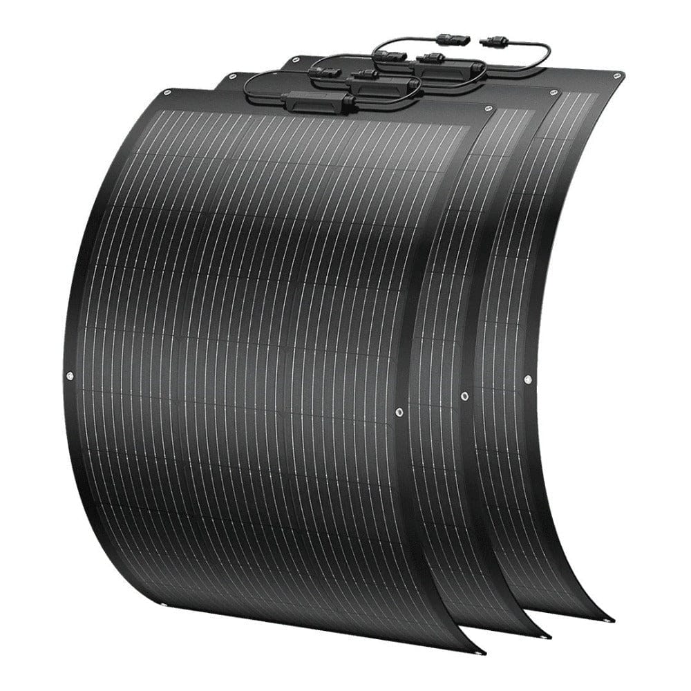 BougeRV Arch 100 Watt Fiberglass Curved Solar Panel Flexible Solar Panels BougeRV 3 x Arch 100 Watt Fiberglass Curved Solar Panel