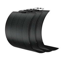 BougeRV Arch 200 Watt Fiberglass Curved Solar Panel Flexible Solar Panels BougeRV 3 x Arch 200 Watt Fiberglass Curved Solar Panel