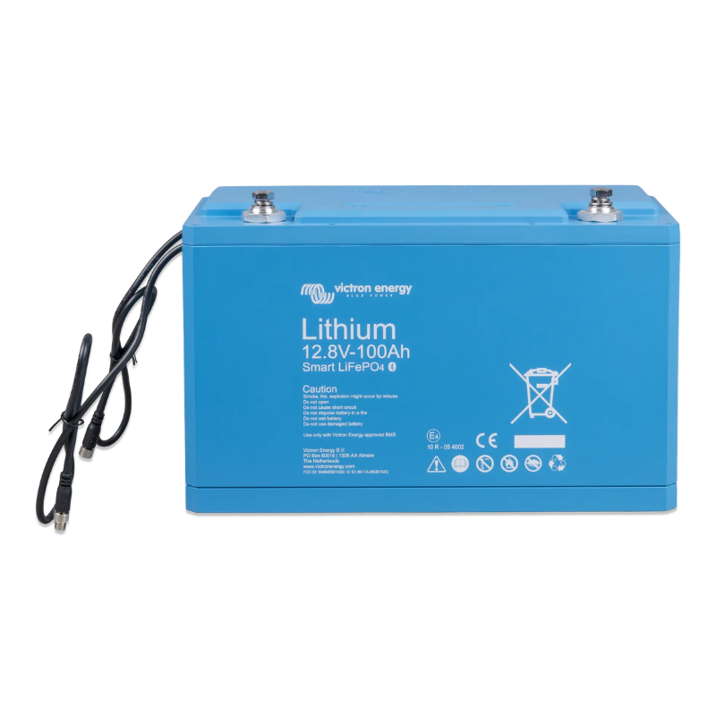 Victron Lithium-Iron-Phosphate (LiFePO4 or LFP) Smart Battery, 12.8V/100Ah