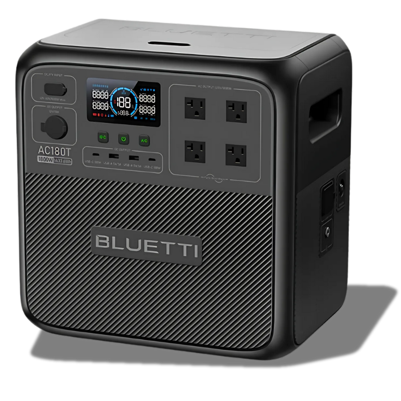 BLUETTI AC180T Portable Power Station | 1,800W, 1433Wh Solar Generators Bluetti