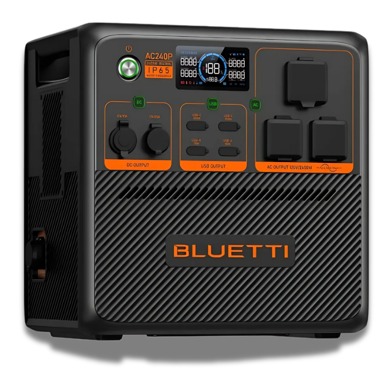 BLUETTI AC240P Portable Power Station | 2,400W 1,843Wh Solar Generators Bluetti