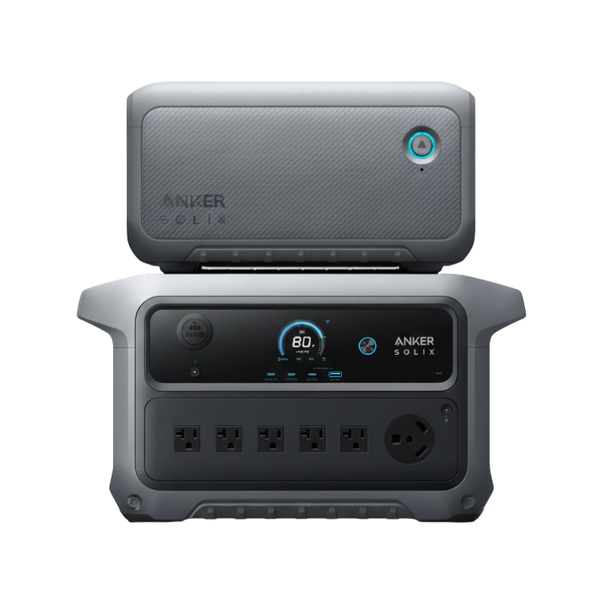 Anker SOLIX C2000 Gen2 Portable Power Station + Anker SOLIX BP2000 Exp