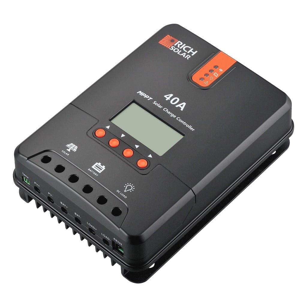 RICH SOLAR 40 Amp MPPT Solar Charge Controller MPPT Charge Controllers RICH SOLAR