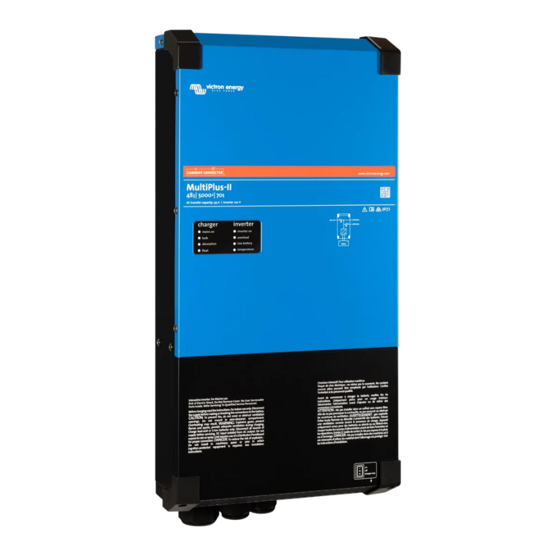Victron Energy MultiPlus-II 48V 5kVA 120V AC Output, 70A Battery Charger, Residential Low Frequency Inverter-Charger