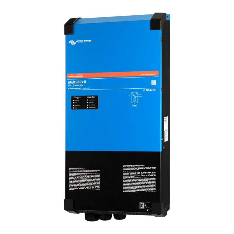 Victron Energy MultiPlus-II 48V 5kVA 120V AC Output, 70A Battery Charger, Residential Low Frequency Inverter-Charger