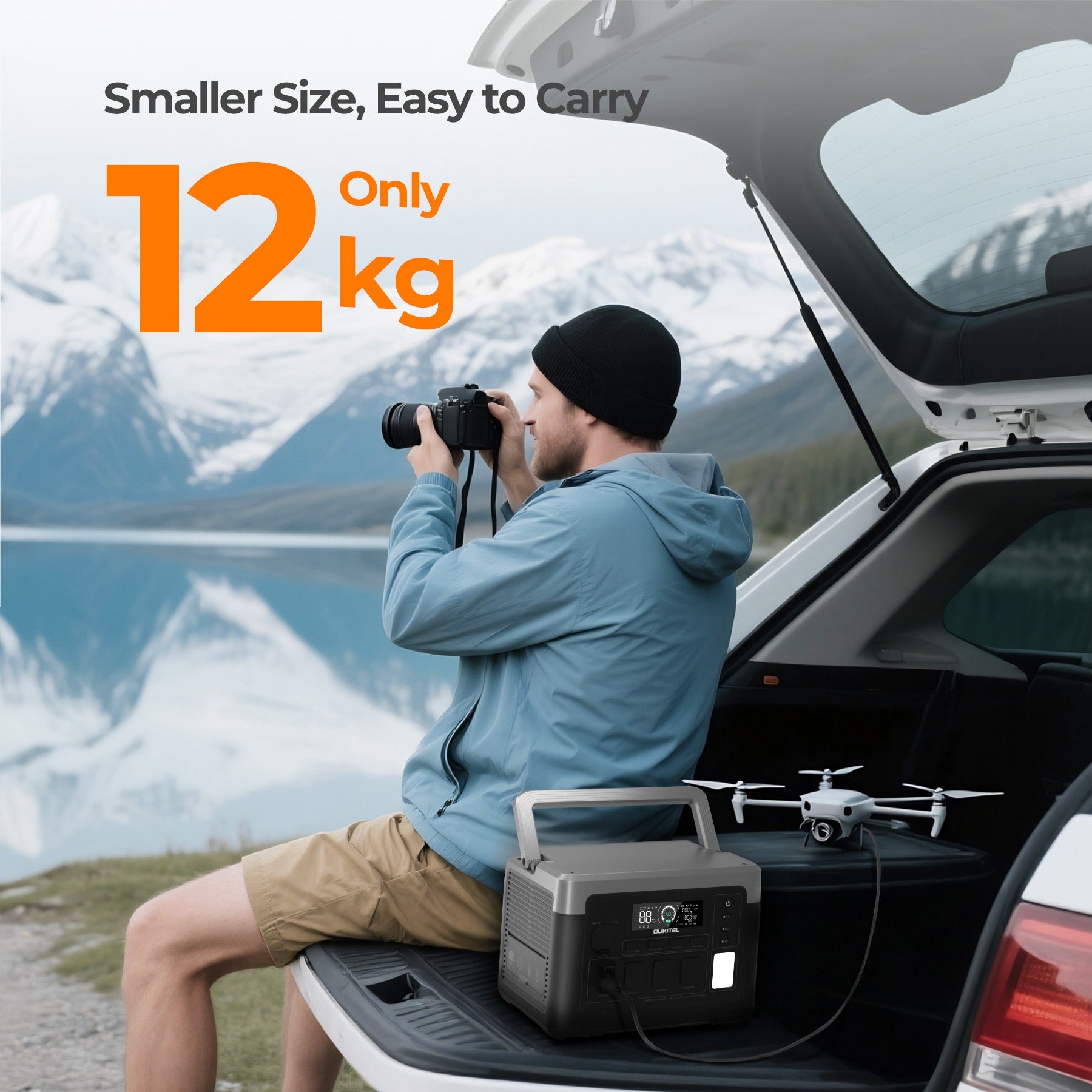 OUKITEL P1000 PLUS Portable Power Station 1800W/1024Wh